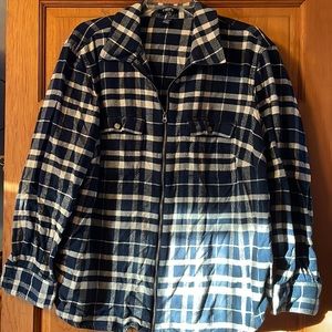 Chaps zipper up, long sleeve panel shirt. Great alone, or under a vest.